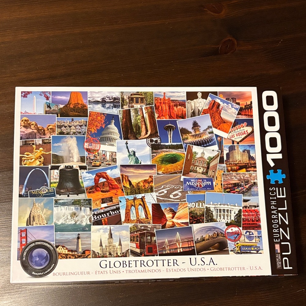 Globetrotter USA Puzzle - 1000 Pieces